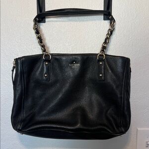 Kate Spade Black Leather Shoulder Bag